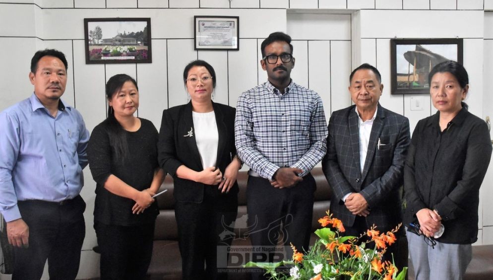 DC Kohima Shanavas C and officials during the DLCC meeting held on July 17. (DIPR Photo)
